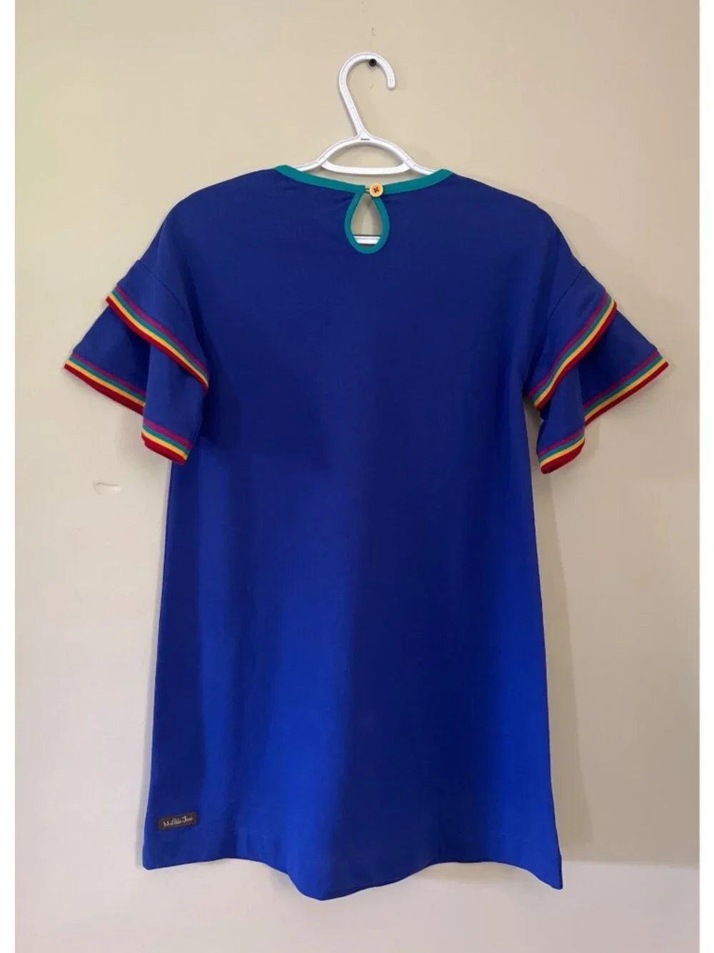 NWT Matilda Jane Girls Size 12 Royal Blue Moments With You School Bell Dress